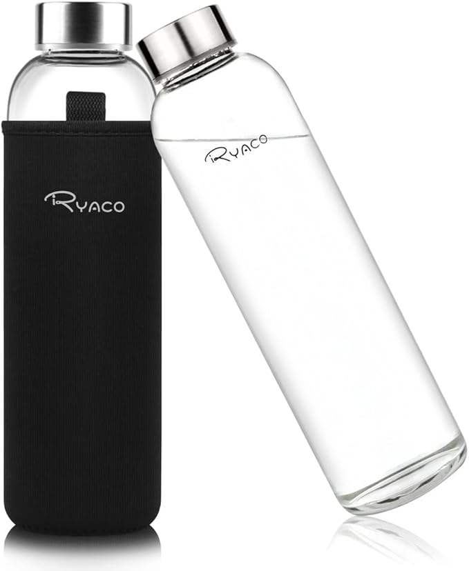 Glass Water Bottle